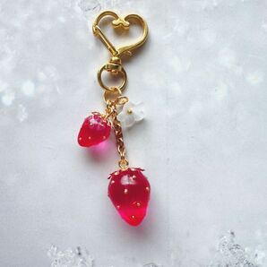いちごキーホルダー