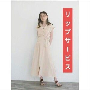 シャツライクノースリワンピース