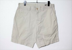 Polo Ralph Lauren Хлопковые шорты чинос (32) Шорты цвета хаки без вытачки