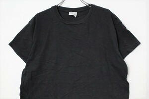 00's ポロ ラルフローレン クルーネック コットン 半袖 Tシャツ 黒 (L) ブラック 無地 00年代 旧タグ