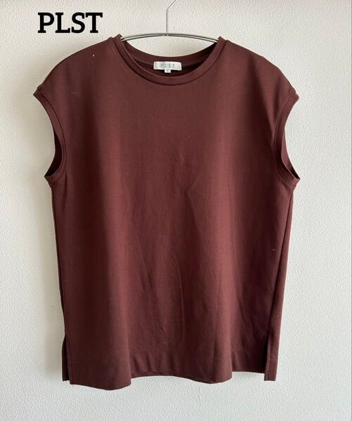 PLST トップス ブラウン 茶色 M