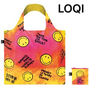 新品 エコバッグ LOQI ローキー スマイル ショッピングバッグ 買物バッグ