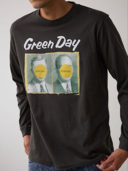 GREENDAY/AZUL 長袖Tシャツ LONG SLEEVE TEE /BLK ブラックnimrod.