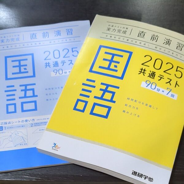 ベネッセ 進研学参 2025 共通テスト対策実力完成 国語 90分×7回