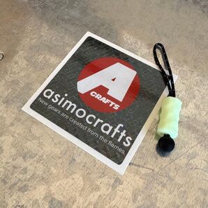【asimocrafts】★ CHIBI_GURI蓄光/ano_strap/キラキラステッカー アシモクラフツ チビグリ