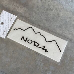 【イベント購入】★ NORAs マウンテン カッティングステッカー 正規品 ブラック レア
