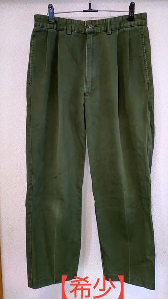 【Polo Ralph Lauren】 HAMMOND PANT 2Tuck Chino Pants オリーブ ☆希少ドミニカ製