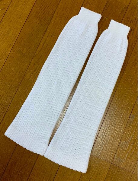 レッグウォーマー 未使用 白 ルーズソックス 靴下