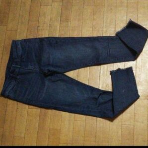 スキニーデニムパンツ スキニージーンズ デニムパンツ ダメージジーンズ