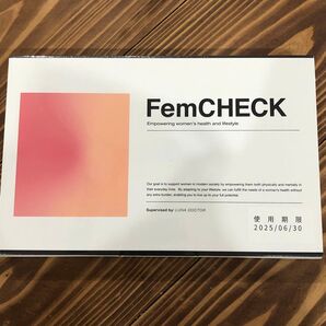 【未使用品】FemCHECK 女性用 性感染症検査キット 17項目