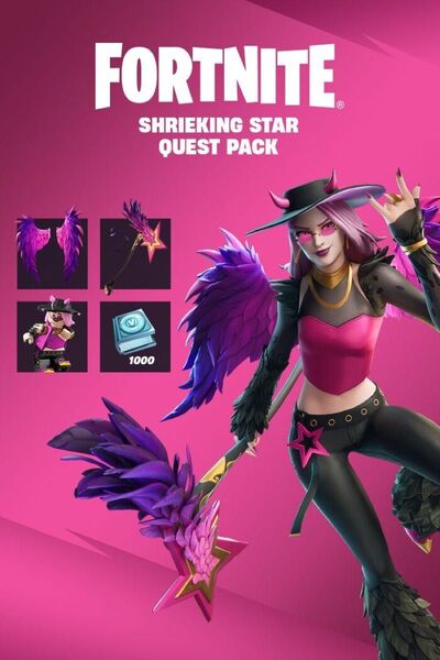 フォートナイト シュリーキング・スター クエストパック+1,000 V-Bucks