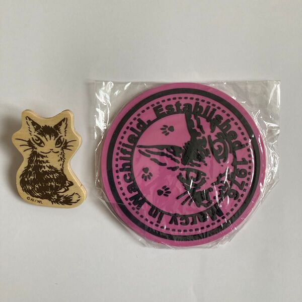 猫のダヤン ラバーコースター ウッドクリップ わちふぃーるど まとめ売り クーポン消化