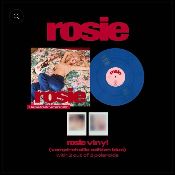 新品未開封 ROSE ロゼ rosie ロージー vinyl レコード vampirehollie edition Blue