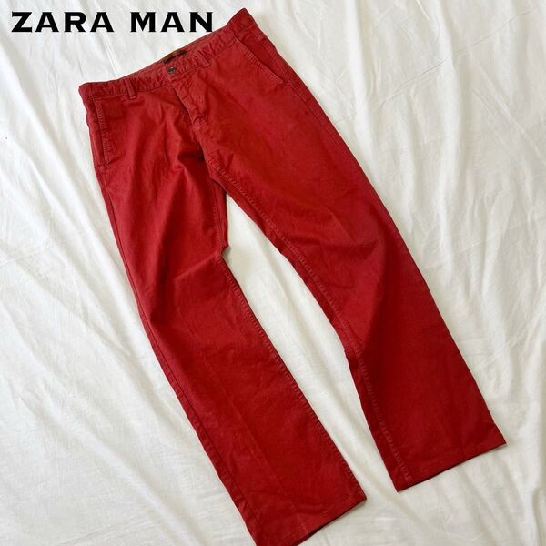 ZARA MAN ザラマン カラースリムフィットデニム