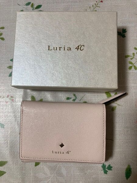 Luria4℃ ピンク 三つ折り財布