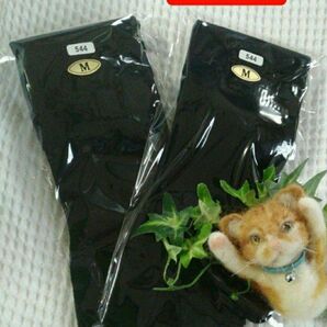 【クーポン利用で200円引】CSソックス●Mサイズ ショート丈/ ブラック2足セット