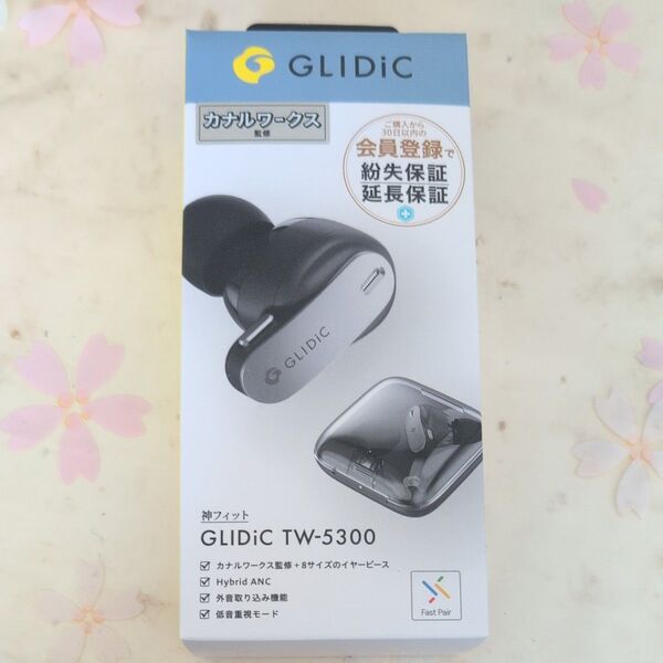 GLIDiC TW-5300 ブラック 神フィット カラー ワイヤレスイヤホン Bluetooth ブルー イヤホン