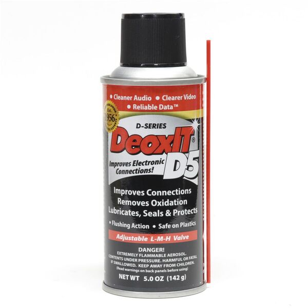 接点復活剤 CAIG DeoxIT D5S-6 コネクタ 金属パーツ用の接点復活 保護剤 ギターやアンプ オーディオ