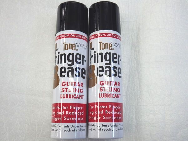 TONE トーン Finger-ease フィンガーイーズ 定番のギター弦潤滑スプレー 2本セット 国内正規品