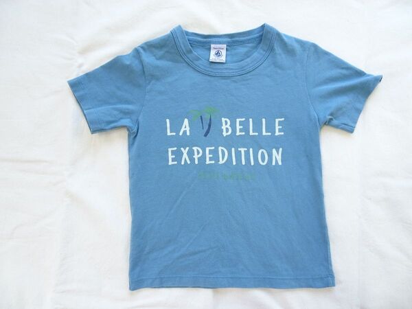 PETIT BATEAU★プチバトー★半袖Tシャツ★ブルー系★110