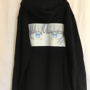 新品 L よふかしのうた パーカー 七草ナズナ 黒 ブラック メンズ 長袖 冬 アニメ フード ポケット ☆