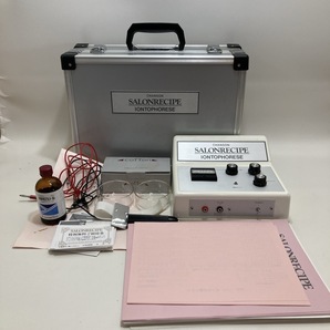 シャンソン イオン導入器 サロンレシピ イオントフォレーゼ 美顔器 動作しません ジャンク品 ★K3050Z