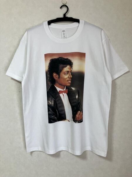 【未使用品】 Michael Jackson マイケル・ジャクソン Tシャツ 美品 L トップス 白 ホワイト