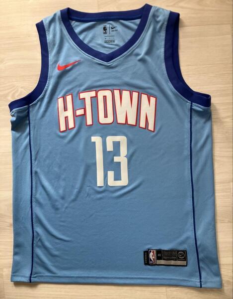 【希少】 NBA HARDEN ジェームズ・ハーデン H-TOWN ヒューストン・ロケッツ NIKE SWINGMAN ナイキ製 ユニフォーム ジャージ