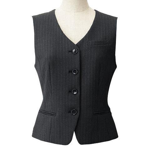 【新品】SELERY_15号_ベスト(グレー)02959/セロリー/かわいい会社事務服/おしゃれOL制服
