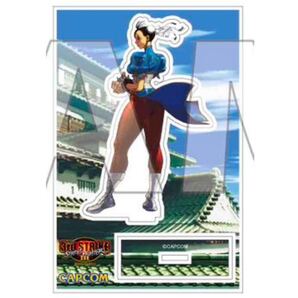 ストリートファイター3 アクリルスタンド 春麗 チュンリー (STREET FIGHTER Ⅲ SF3 3rd サード BACKDROP GAMEMONSTER )