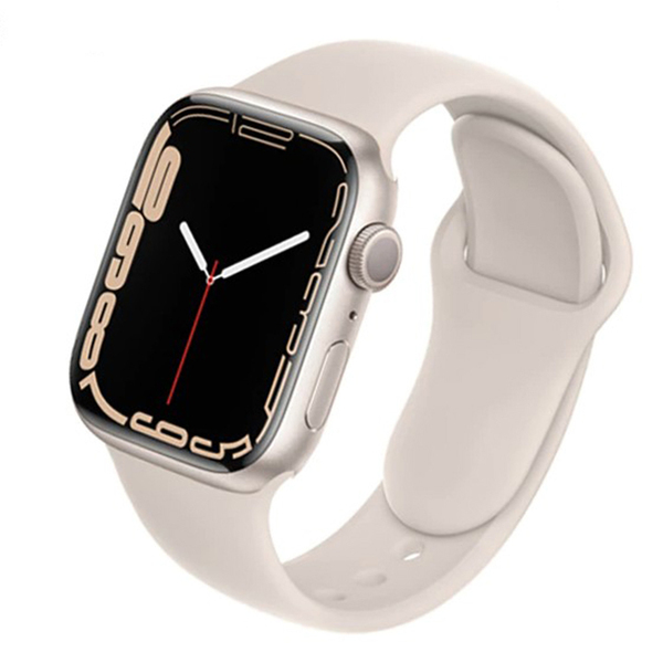 Apple Watch バンド Sサイズ ピンクベージュ series 8 7 6 5 4 3 2 1 ベルト スポーツ 38mm 41mm 40mm アップルウォッチ スポーツバンド