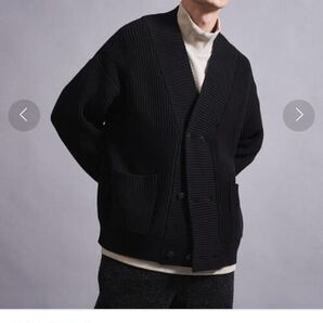 定価18700円!monkey time コットン カーディガン M /UNITED ARROWS BEAUTY&YOUTH 黒