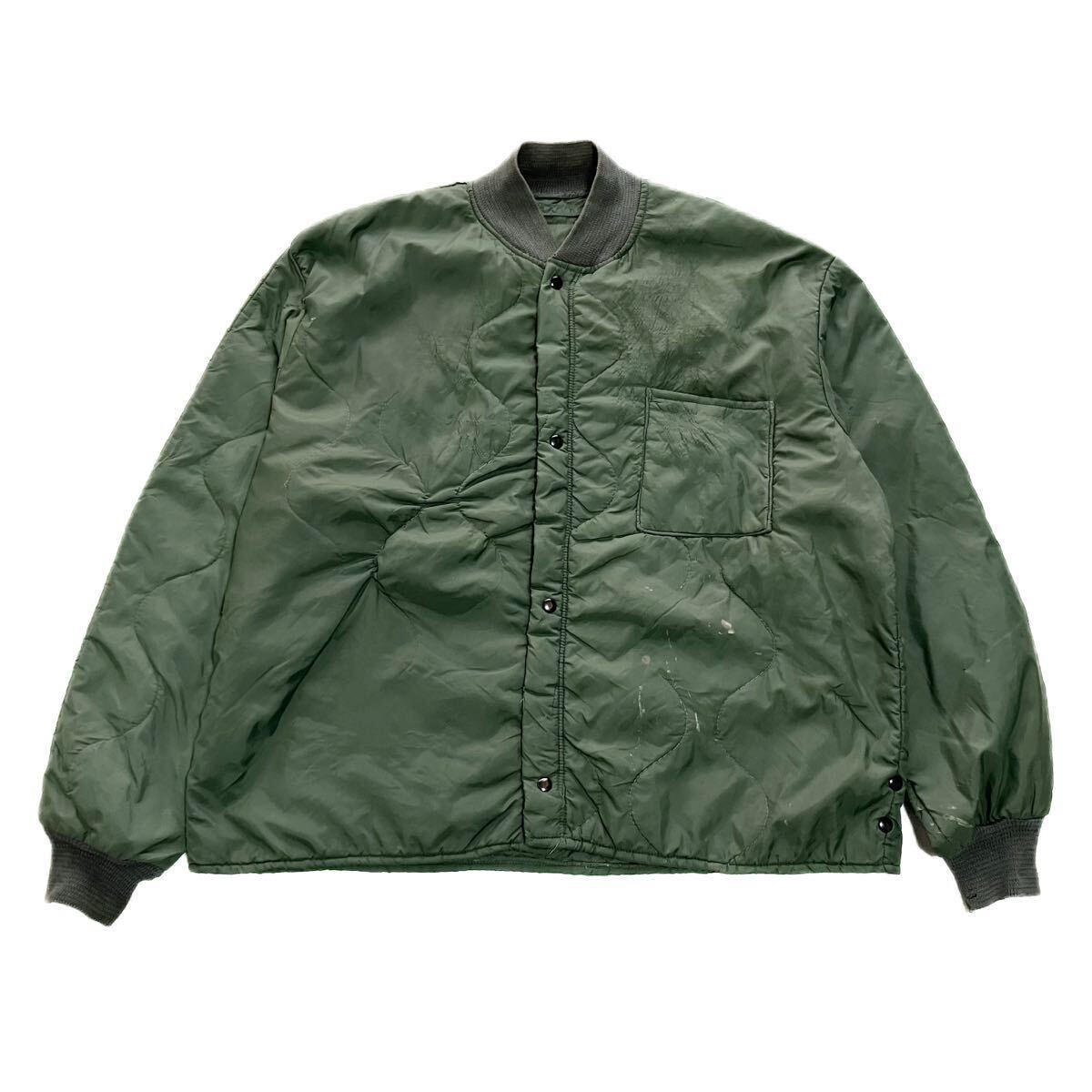 80s USAF CWU-9P ミリタリー キルティング ライナージャケット 80s USAF CWU-9P ミリタリー キルティング ライナージャケット L