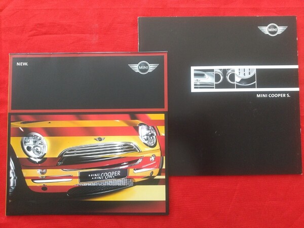 送料無料【ミニ ワン/クーパー/クーパーS】簡易カタログ 2001年 MINI ONE./MINI COOPER./MINI COOPER S. BMW
