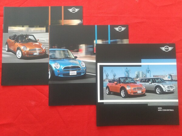 送料無料【ミニ/ミニ コンバーチブル】カタログ 2005年 RA16/RE16/RF16/RH16 BMW MINI ONE/COOPER/COOPER S/CONVERTIBLE