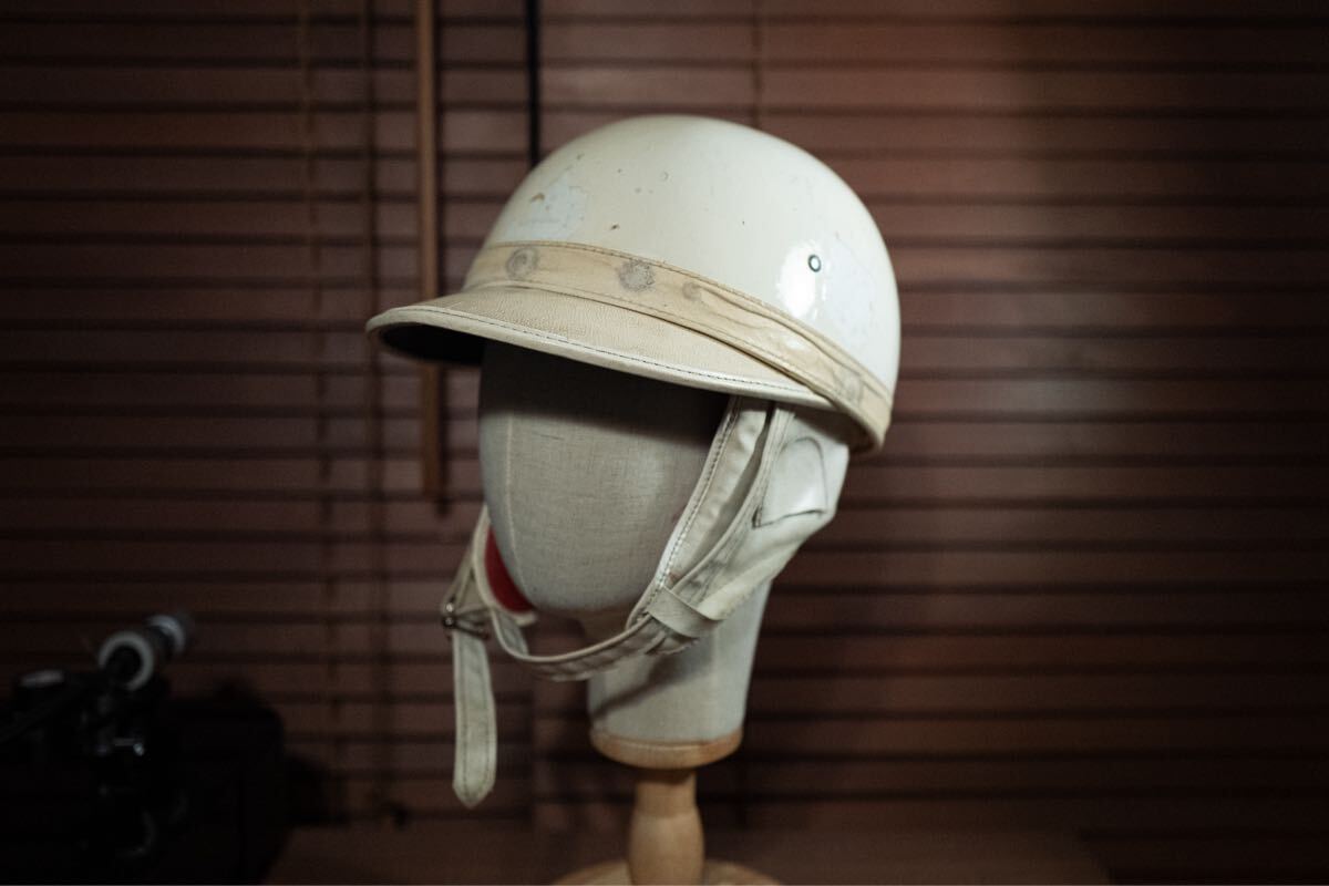 Yahoo!オークション - 60s AGV A-4 ジェットヘルメット 7 1/8 目