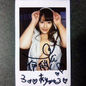 一樹伊織 DVD 購入特典 直筆サイン入り 現場チェキ