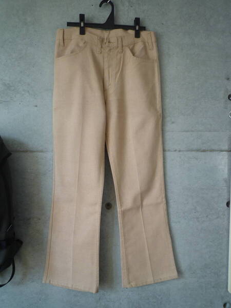 【レア!】60s~70s BIGE リーバイス Levi's STA-PREST スタプレ スラックス ヴィンテージ ブーツカット フレア ベルボトム 80s 517 646 684