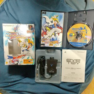 PS2 EYE TOY 爆封スラッシュ! キズナアラシ USBカメラ同梱 未使用 新品同様