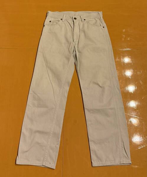 雰囲気◎ 70s Lee WESTERNER コットンサテンパンツ 実寸W30 ヴィンテージ 古着