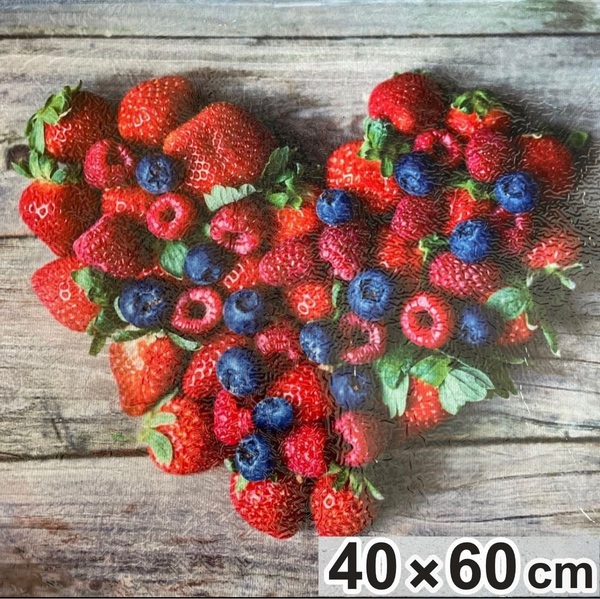 新品!未開封 60×40 可愛いハート 玄関マット キッチンマット 裏に滑り止め有り