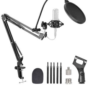 マイクスタンド マイクアーム スタンド 卓上 コンデンサーマイク用
