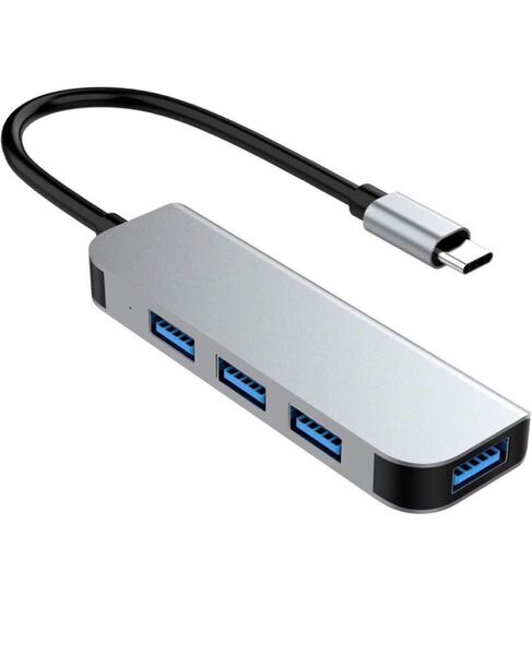 USB C ハブ Type C to USB3.0 ハブ 4ポートバスUSB