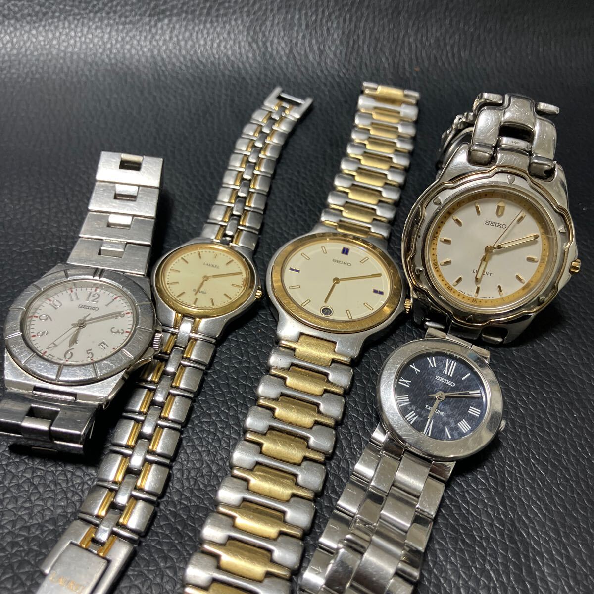 美品 SEIKO セイコー LAUREL ローレル 18KTベゼル 腕時計