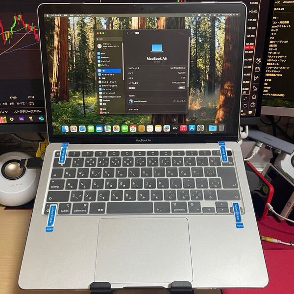 【中古美品】Apple MacBook Air 13.3インチ A2337 M1 8GB 256GB ノートパソコン
