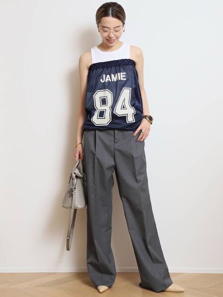 MUSE de Deuxieme Classe ドゥーズィエムクラス *nifty パンツ スラックス グレー 38