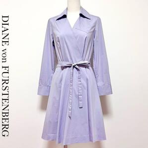 送料無料 DIANE von FURSTENBERG フレア シャツ ワンピース