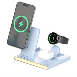 4-in-1ワイヤレス充電器、互換品iPhoneシリーズ、AirPods 静音