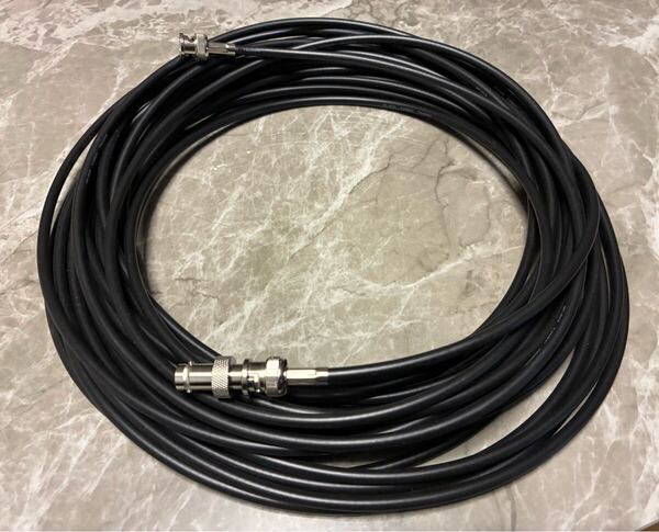 送料無料 未使用保管品 関西通信 BNCケーブル 3C-2VS 約15m 同軸ケーブル カメラケーブル コネクタ付き ②