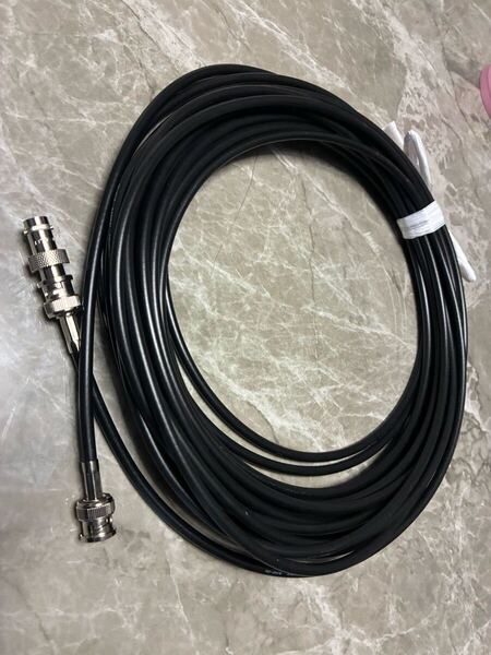 送料無料 未使用保管品 関西通信 BNCケーブル 3C-2VS 約15m 同軸ケーブル カメラケーブル コネクタ付き ④